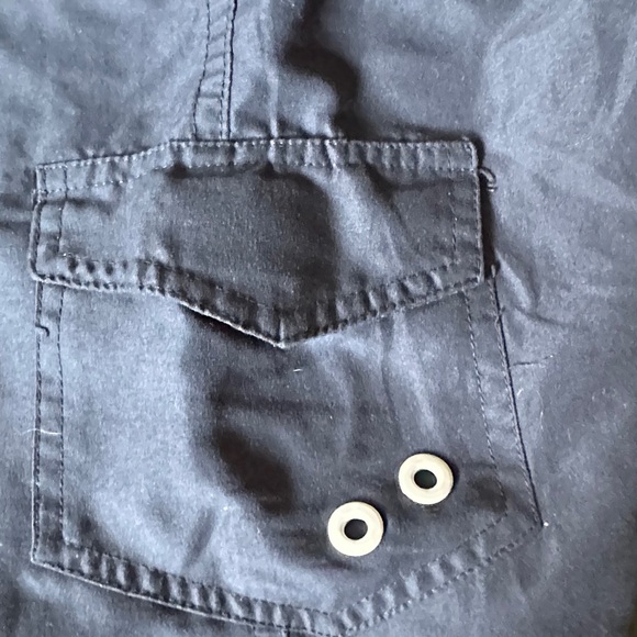 Kids Navy Australian Flag Swim Trunks - Picture 5 of 8